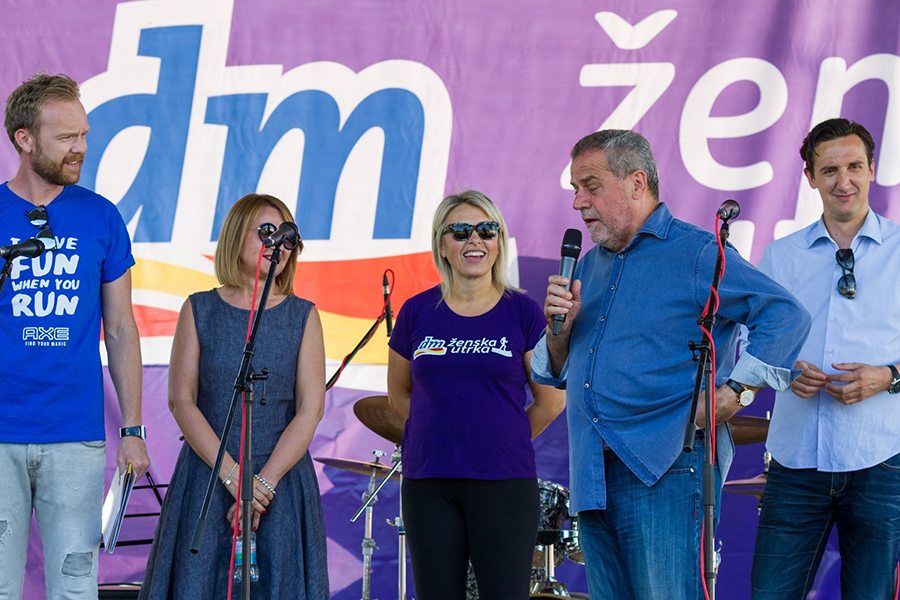 1-Otvorenje utrke - Vesna Ramljak, Gordana Picek, Milan Bandic, Tomislav Madzar