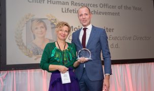 Mojca Domiter s nagradom