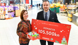 Konzum donirao 105.500 kuna Udruženju Djeca prva