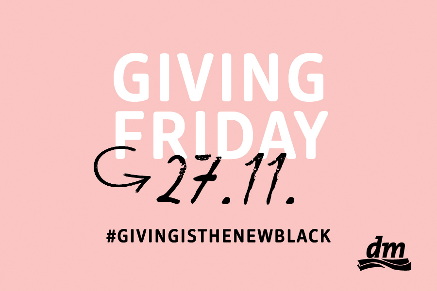 Giving Friday: dm će donirati 5 posto ukupnog dnevnog prometa