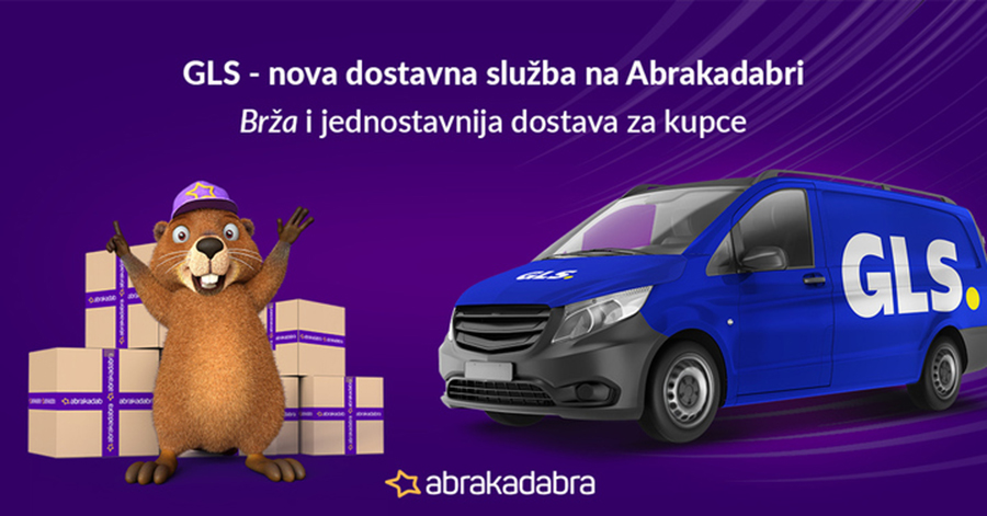 GLS – nova dostavna služba Abrakadabre