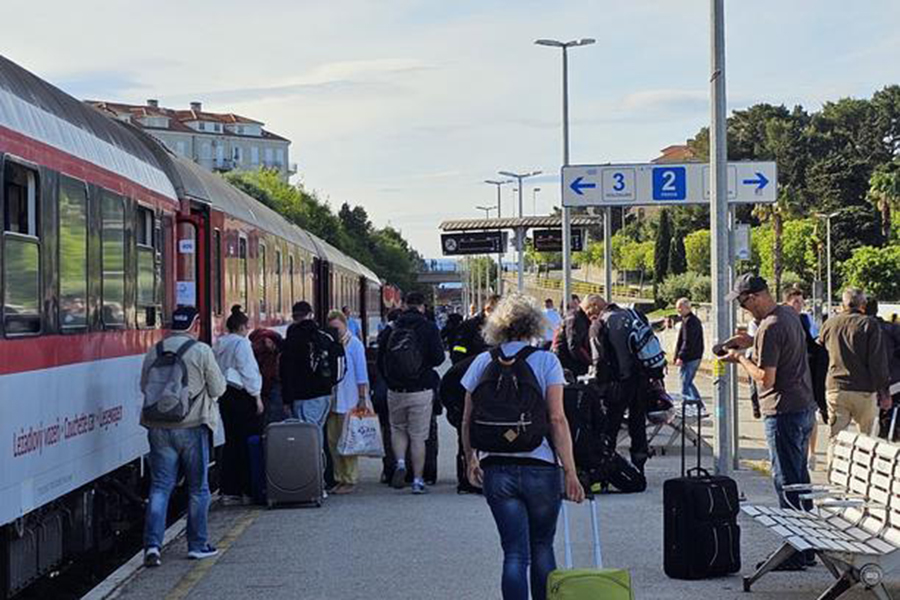 U Split stigao prvi vlak Euronight na turističkoj liniji iz Bratislave