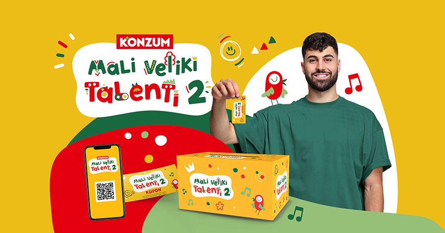 U Konzum stižu Mali veliki talenti 2 - I ove godine za škole idemo još jače zajedno