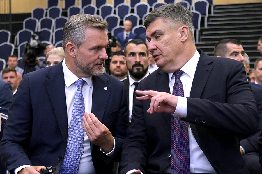 Održan Hrvatsko-slovački poslovni forum u Zagrebu uz sudjelovanje predsjednika dviju država