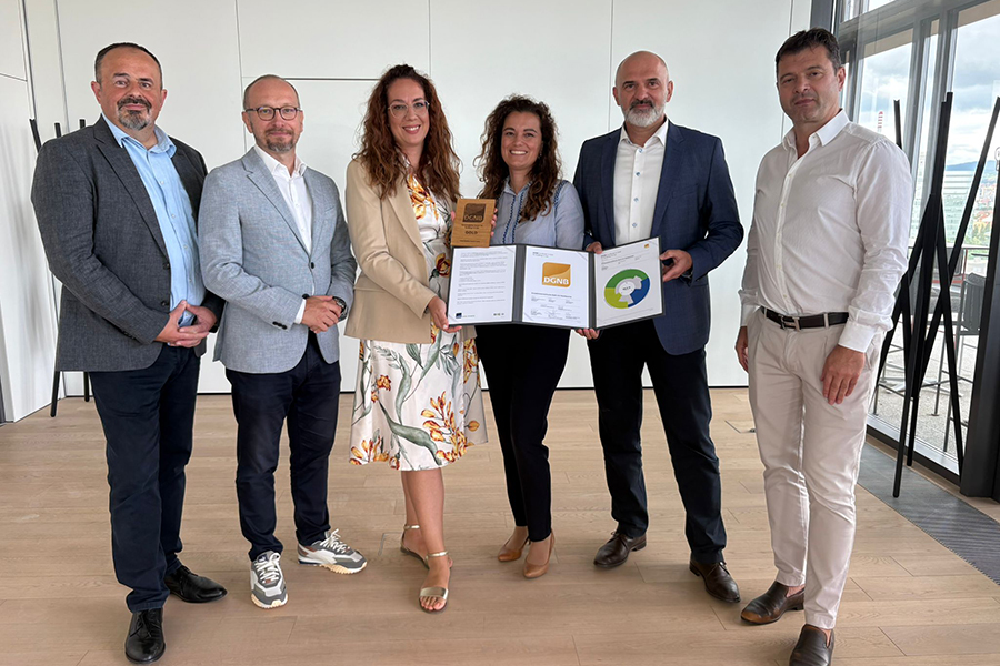 Erste banci uručen prestižan zlatni DGNB certifikat za predanost održivom poslovanju i upravljanju nekretninama