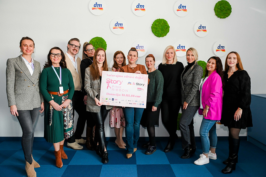 Više od 98 tisuća kupaca dm-a podržalo sedmo izdanje projekta Pink Ribbon
