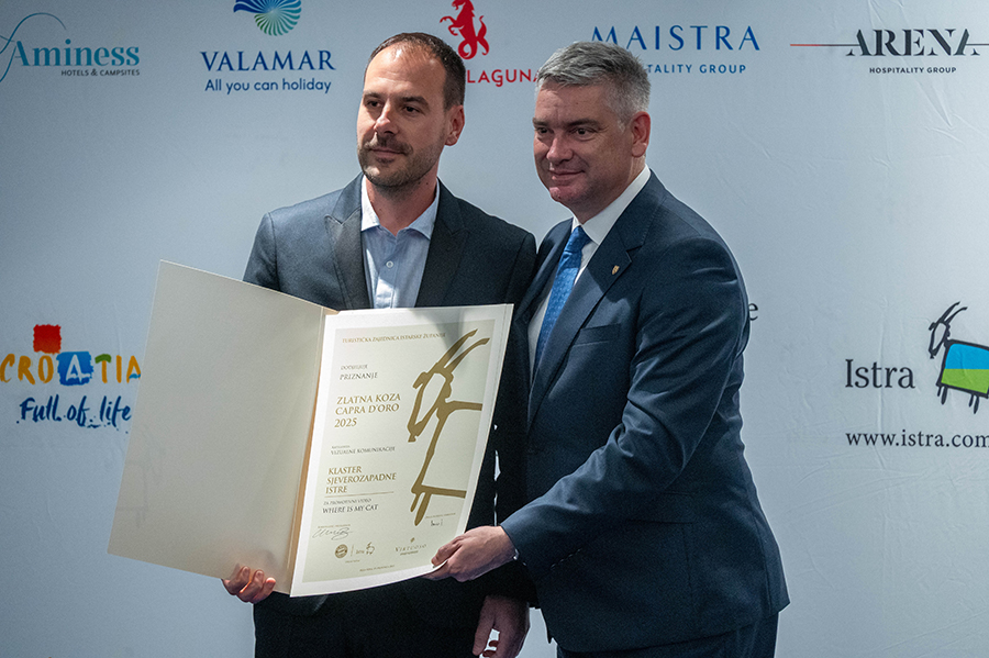 Zlatna koza - Capra d'oro 2025. za vizualne komunikacije Klasteru sjeverozapadne Istre