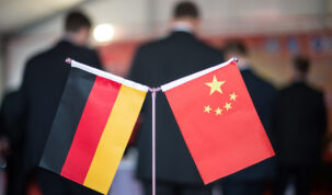 Zastave Nemačke i Kine