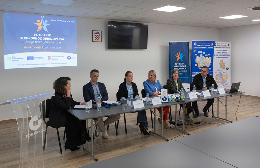 U Krapini održan okrugli stol o naukovanju: u fokusu izazovi modularne nastave i suradnja s poslodavcima