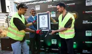 „THE ROTATION“ – PARKSIDE slavi novi mega stunt i novi Guinness World Record