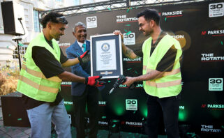 „THE ROTATION“ – PARKSIDE slavi novi mega stunt i novi Guinness World Record