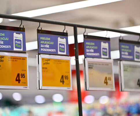 Digitalna transformacija maloprodajne mreže: Konzum i Mercator uvode elektroničke cijene